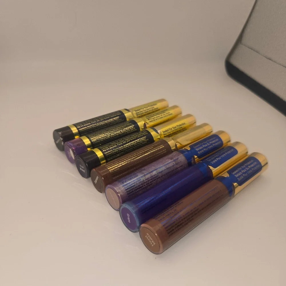 SeneGence LipSense Dark Moody Bundle 7pc Blackberry Violet Volt NEW